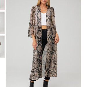 Show Me Your Mumu | Marissa Cape in Snake N Shake Animal Print Kimono
